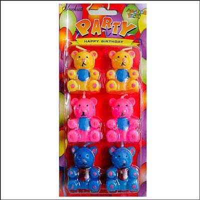 "Teady Bear Candles-vode-002 - Click here to View more details about this Product